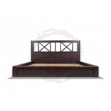 (Clearance) Wooden Bed WB1155 - Queen Size Display Set